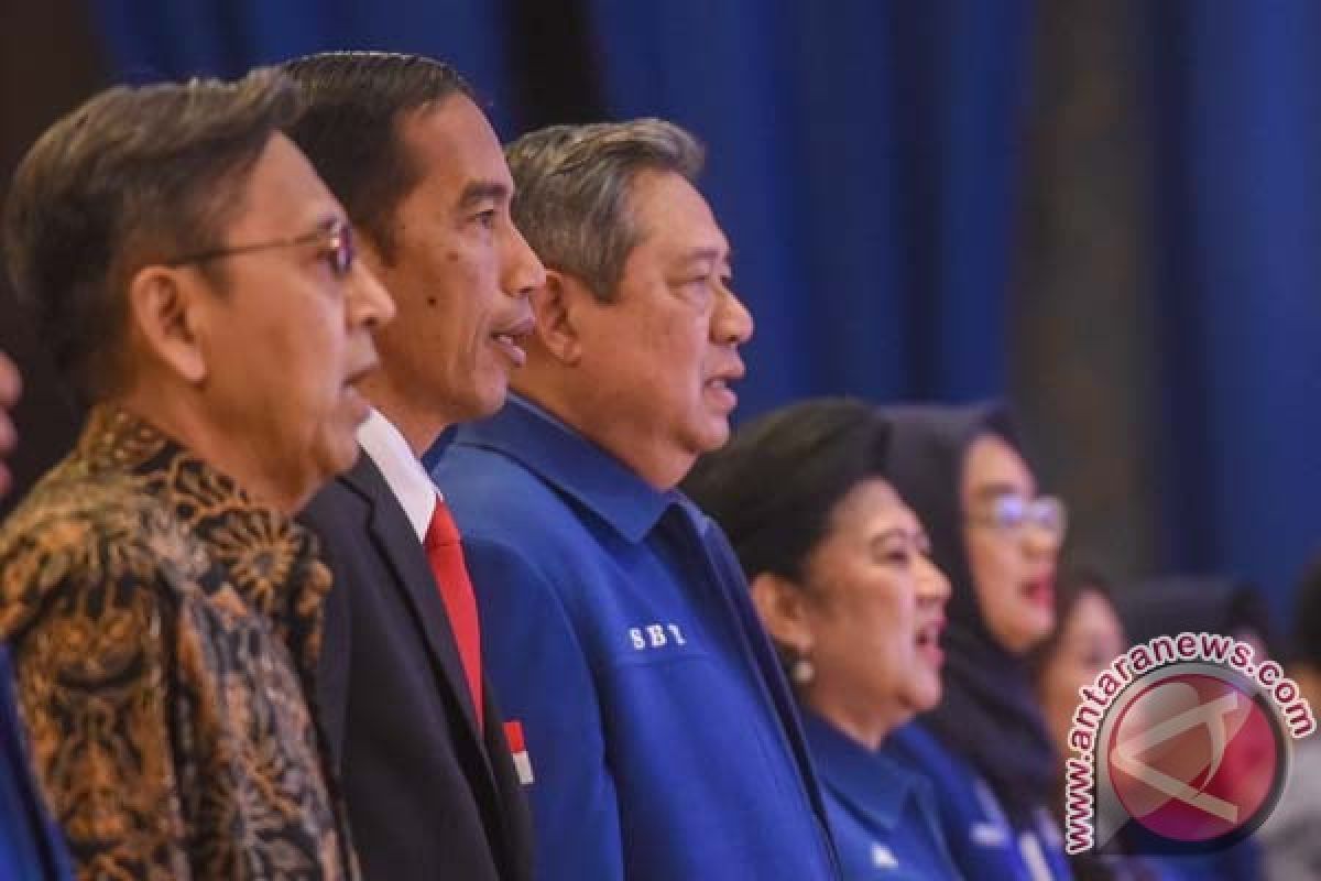 Presiden Jokowi hadiri Kongres Demokrat IV