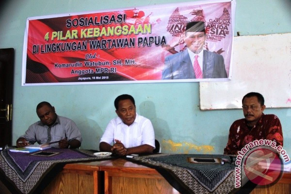 MPR sosialisasi empat pilar kebangsaan ke wartawan Jayapura