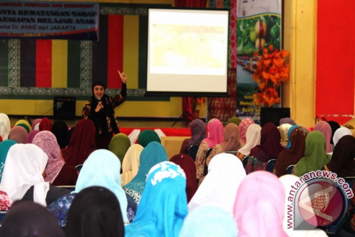 Guru PAUD/TK Aceh Selatan Ikut Seminar Kematangan Saraf