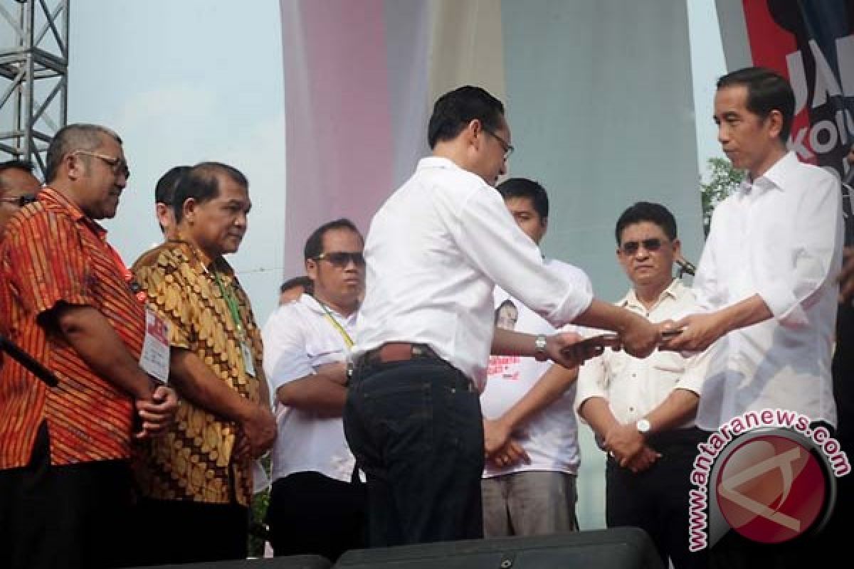 Relawan Jokowi Lampung diskusikan situasi nasional