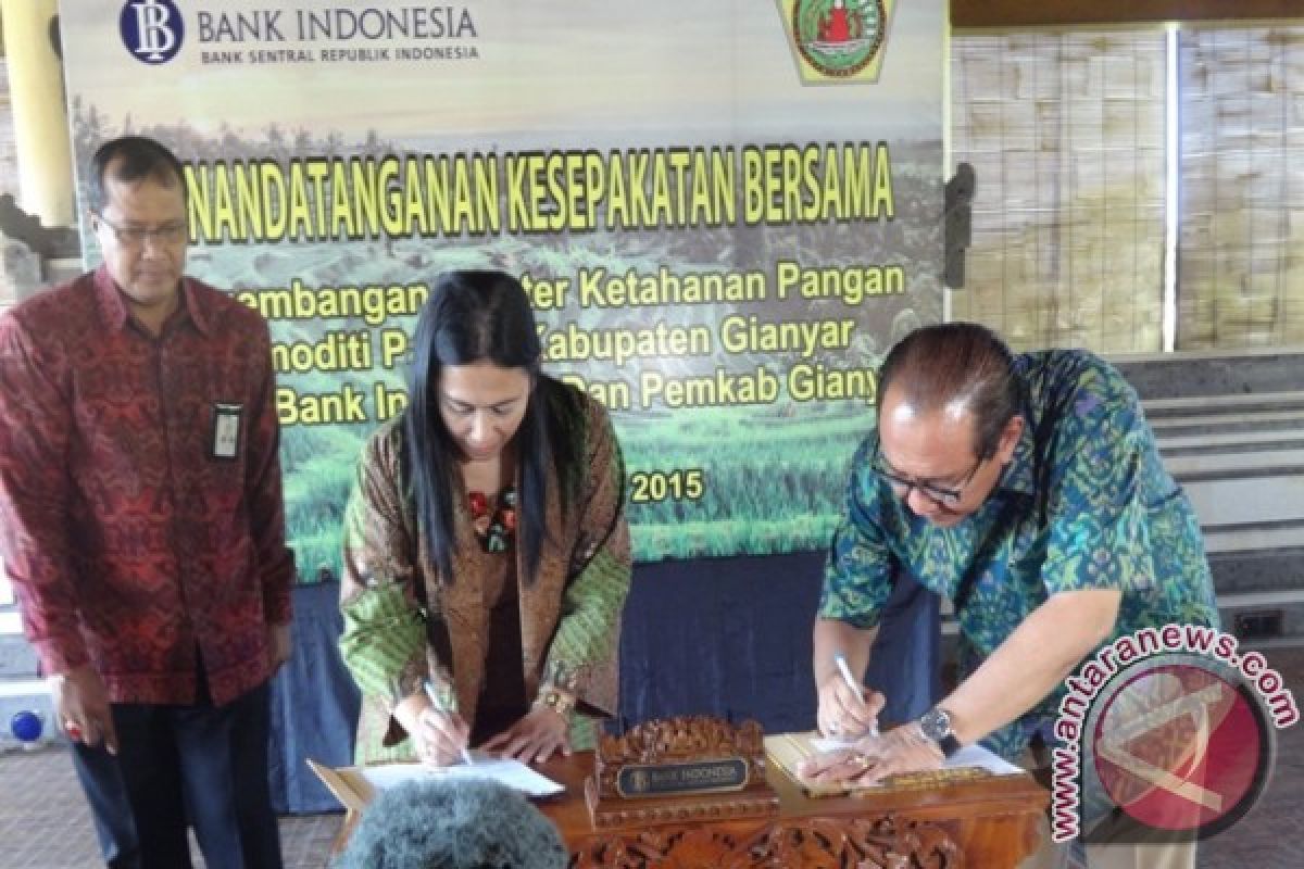 BI-Gianyar Kembangkan Klaster Ketahanan Padi 