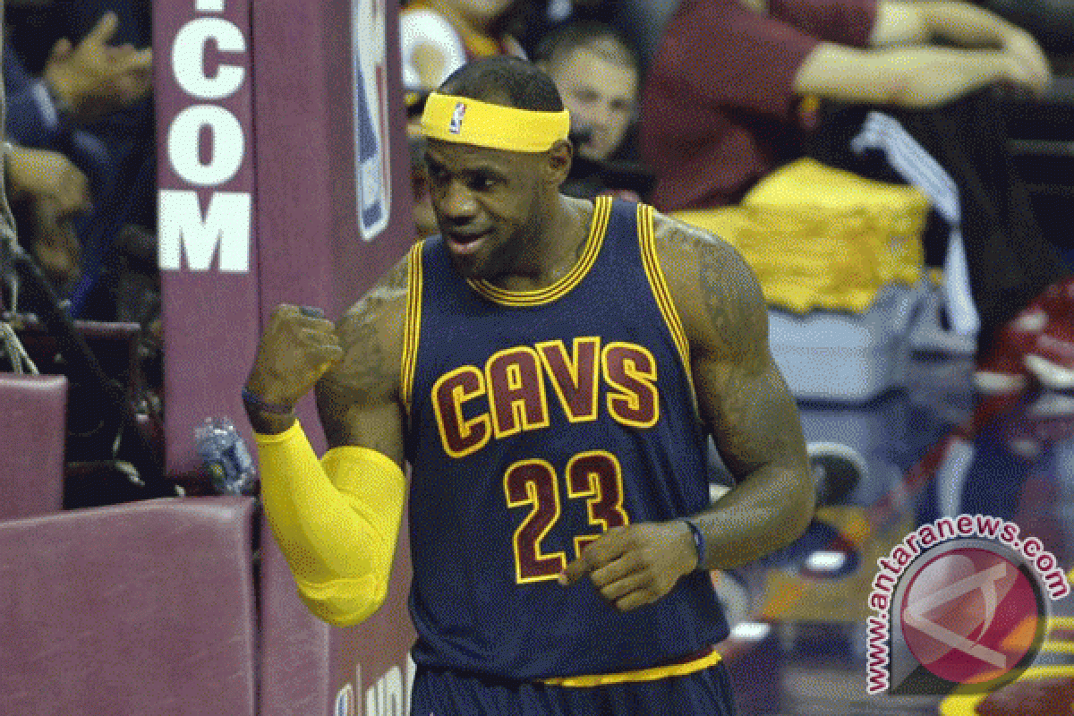 LeBron James pimpin Cavaliers ungguli Hawks 2-0