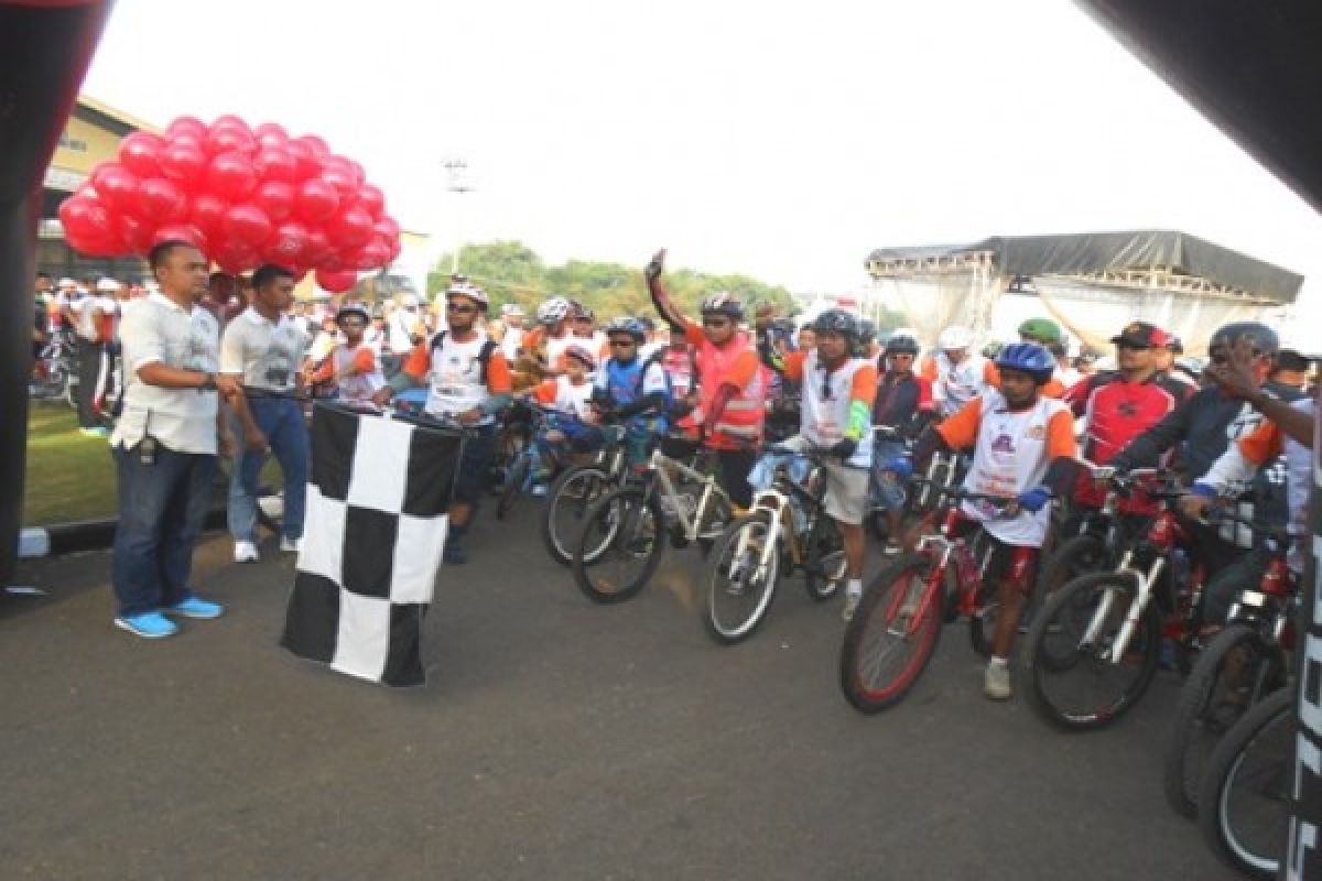 2.500 Peserta Ikuti Fun Bike Skadron Udara-8 