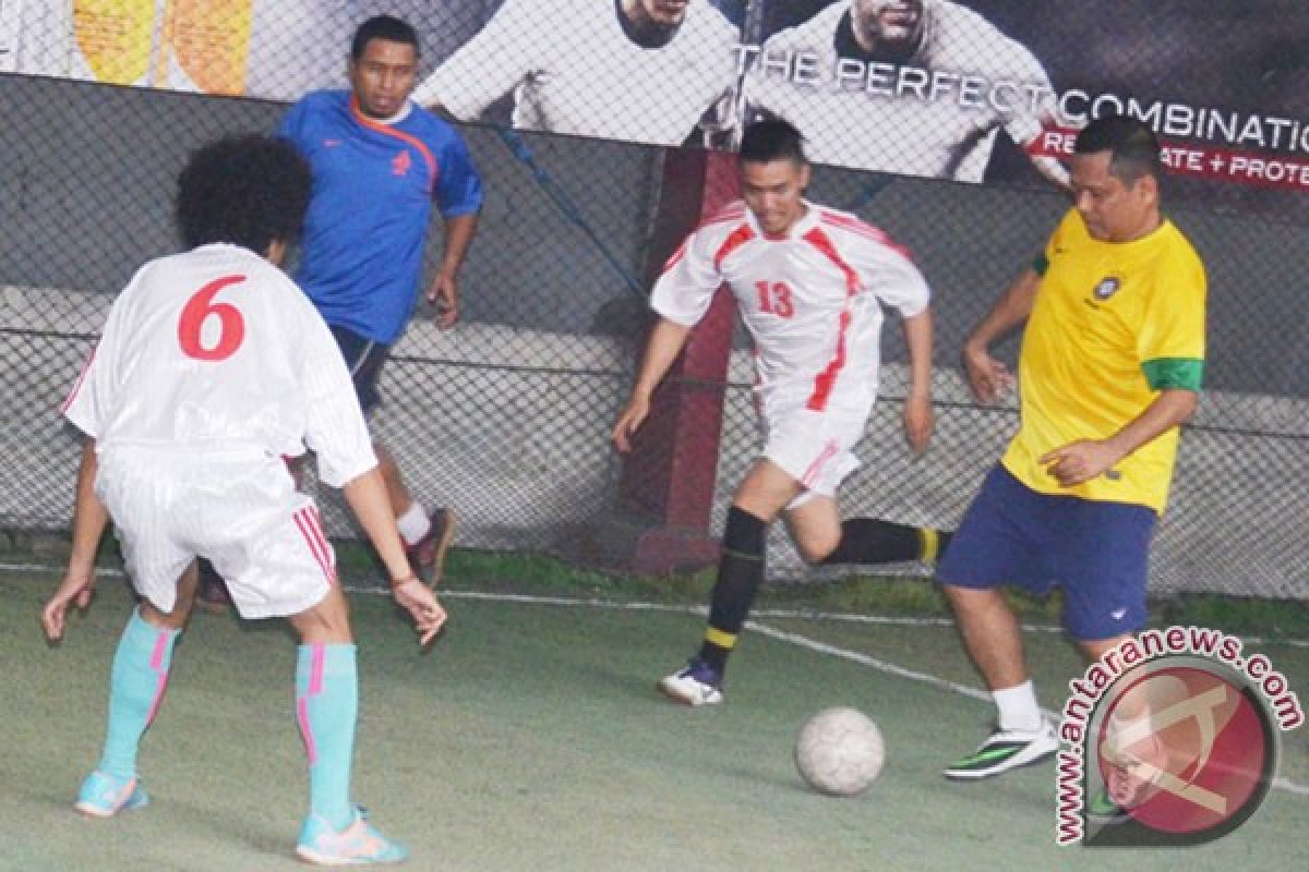 Tanding futsal, Saleh Husin lesakkan delapan gol