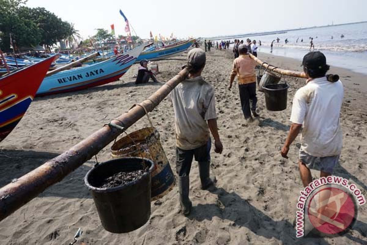 Pantai Teluk Penyu Cilacap dibersihkan pelajar-mahasiswa-pecinta alam