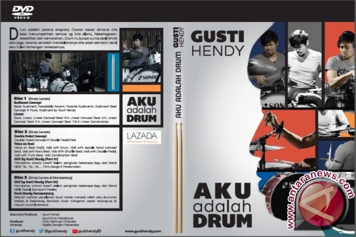  Drummer GIGI luncurkan DVD dokumenter dan tutorial musik