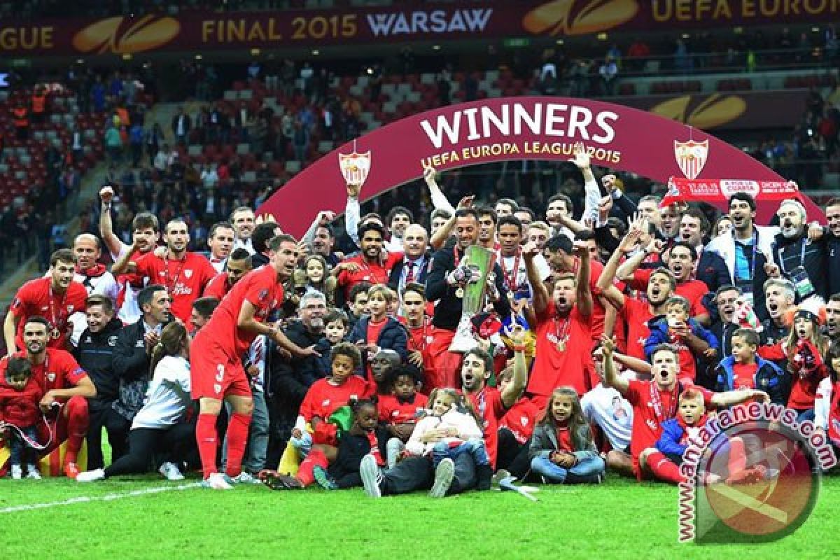 Sevilla pertahankan mahkota Liga Europa