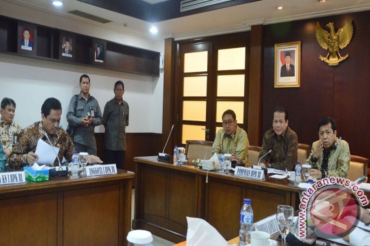 Pimpinan DPR RI gelar dengan BPK untuk audit KPU