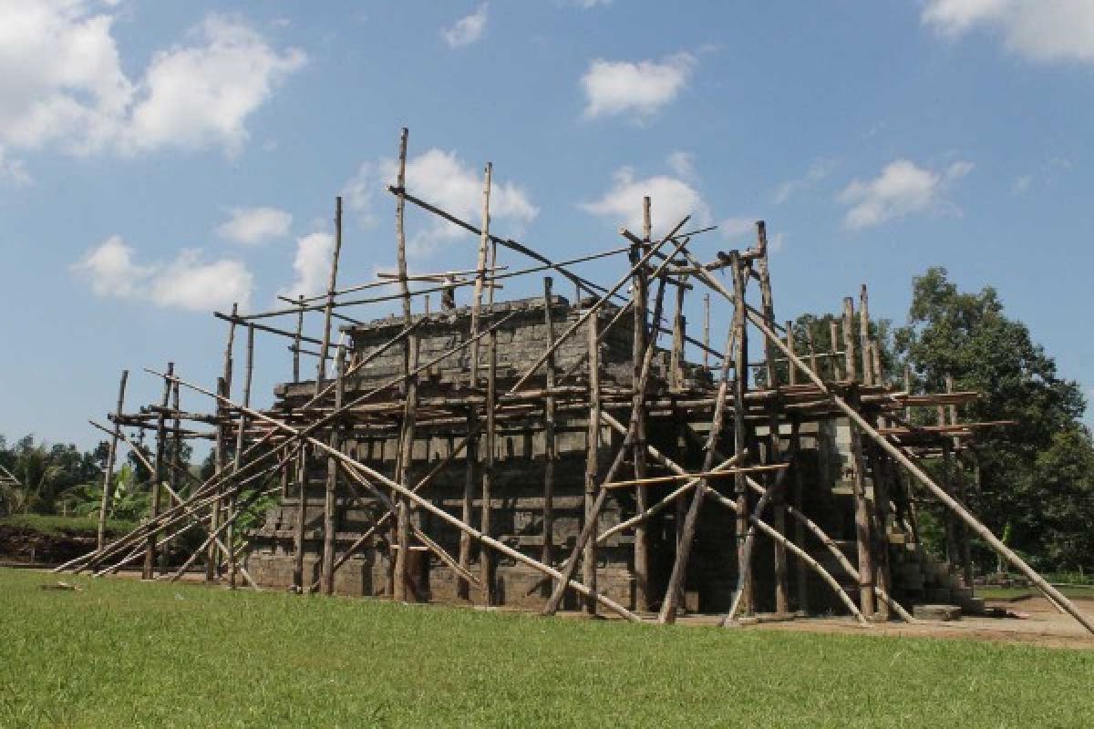 Pemugaran Induk Candi Sanggarahan Ditarget Rampung November