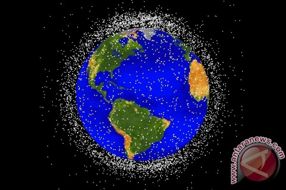 Sampah antariksa ada 100.523.000 unit