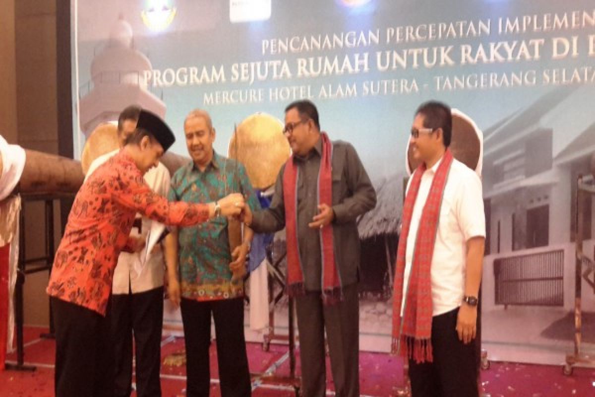Pemprov Banten Canangkan Dukungan Program Sejuta Rumah