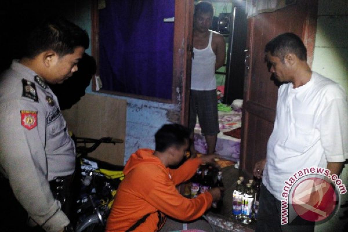 Polsekta Banjarmasin Tengah Cegah Peredaran Minuman Keras