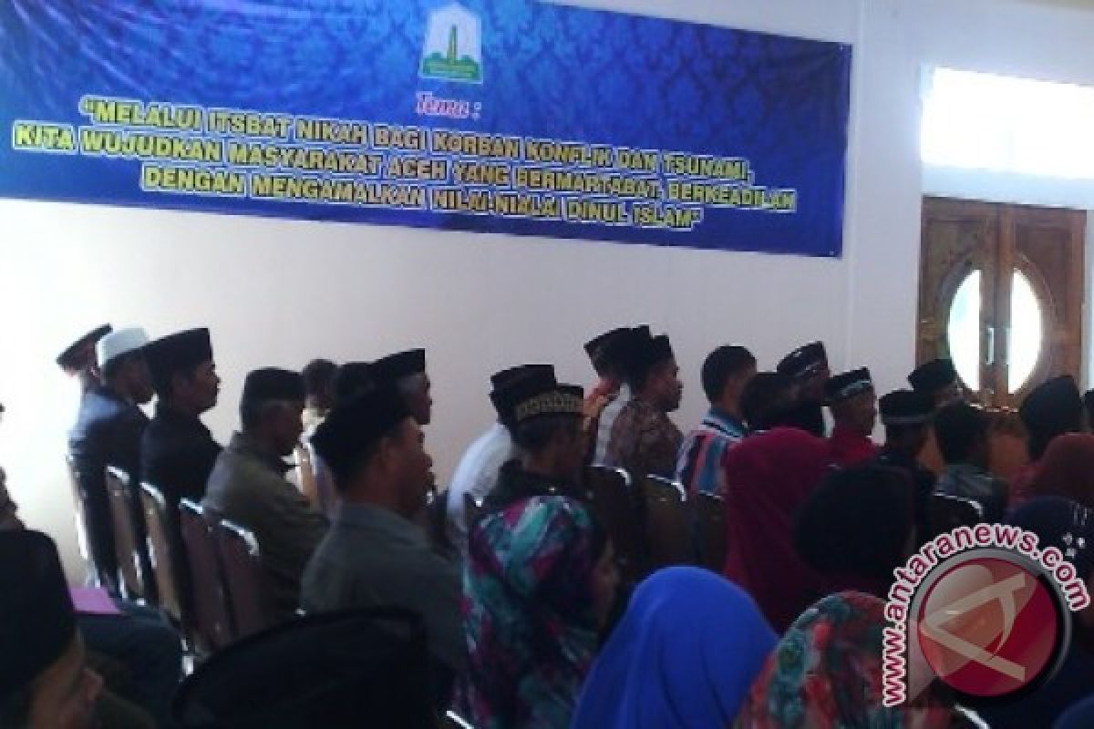 50 pasutri di Nagan nikah kembali