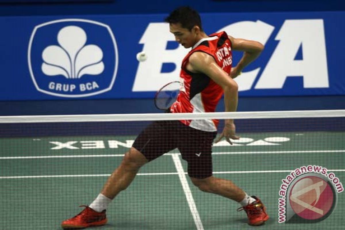 Jonatan Christie juara tunggal putra kejurnas