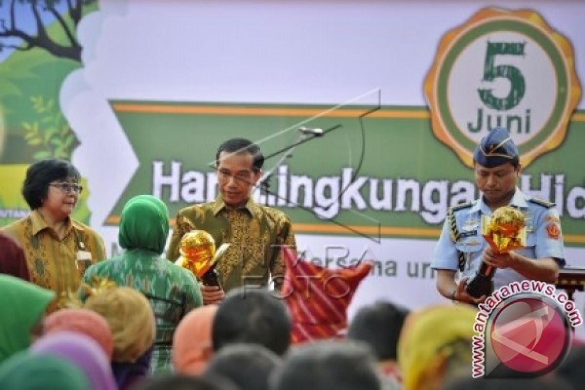 Presiden berharap setiap kota miliki kebun raya