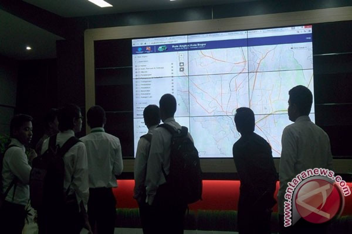 Bogor Model Percontohan Peta Rute Angkot Digital 