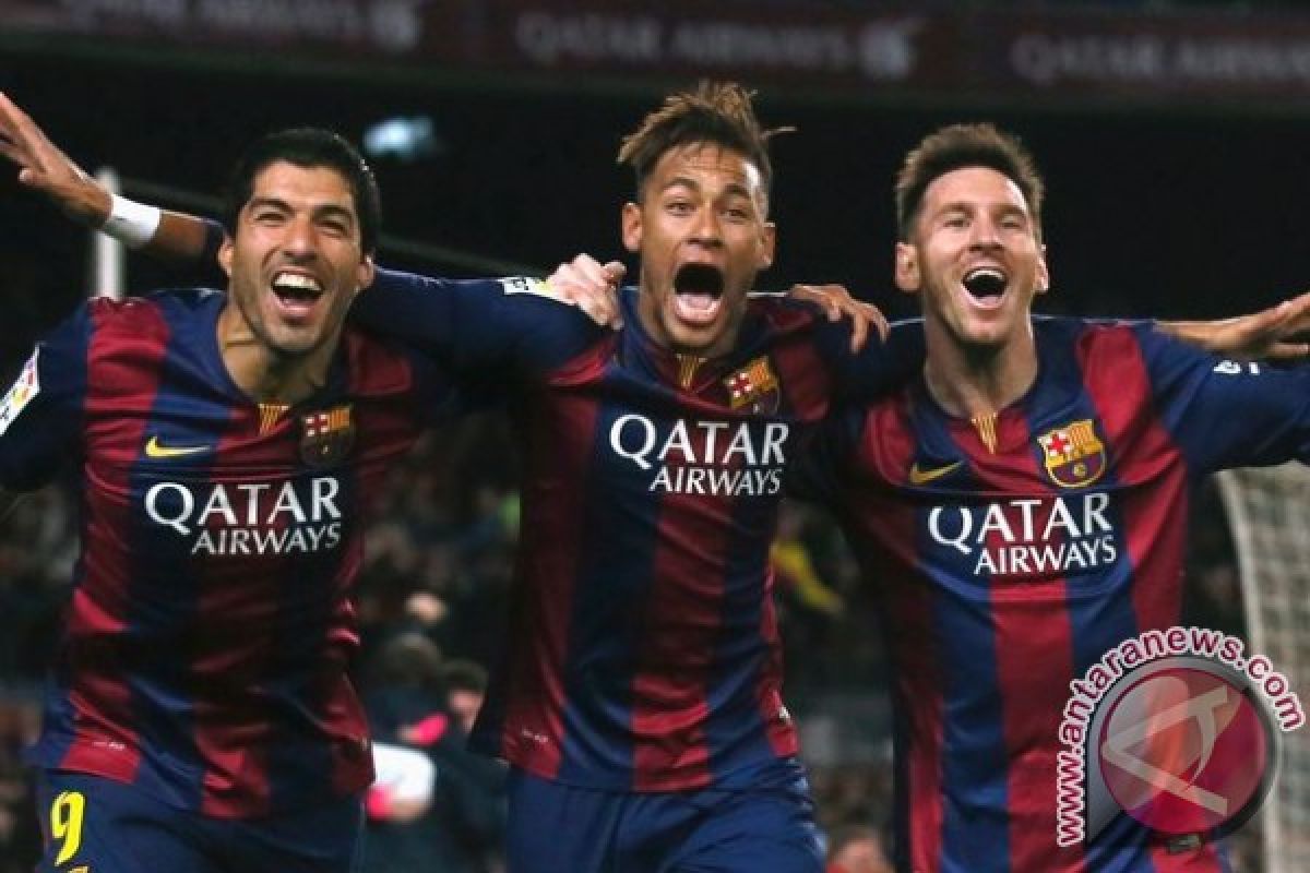  Suarez Dan Neymar Pastikan "Trible" Untuk Barcelona