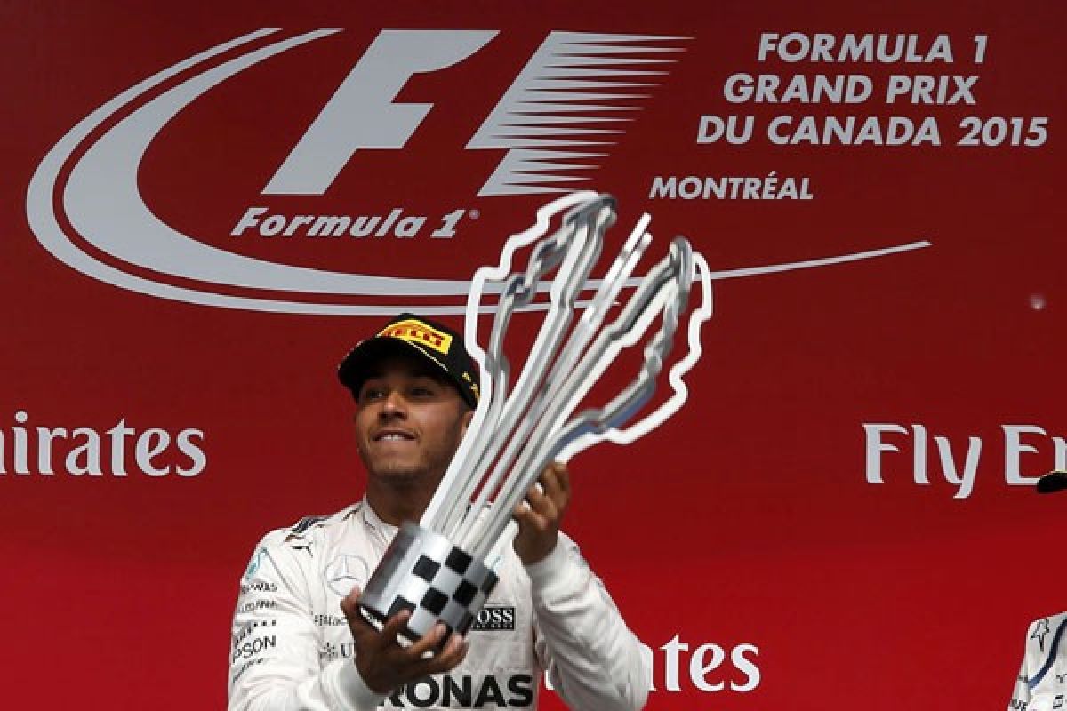 Hamilton raih kemenangan di Grand Prix Kanada