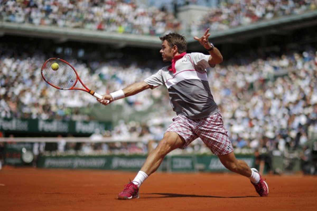 Wawrinka bekerja keras ke putaran tiga Prancis Terbuka