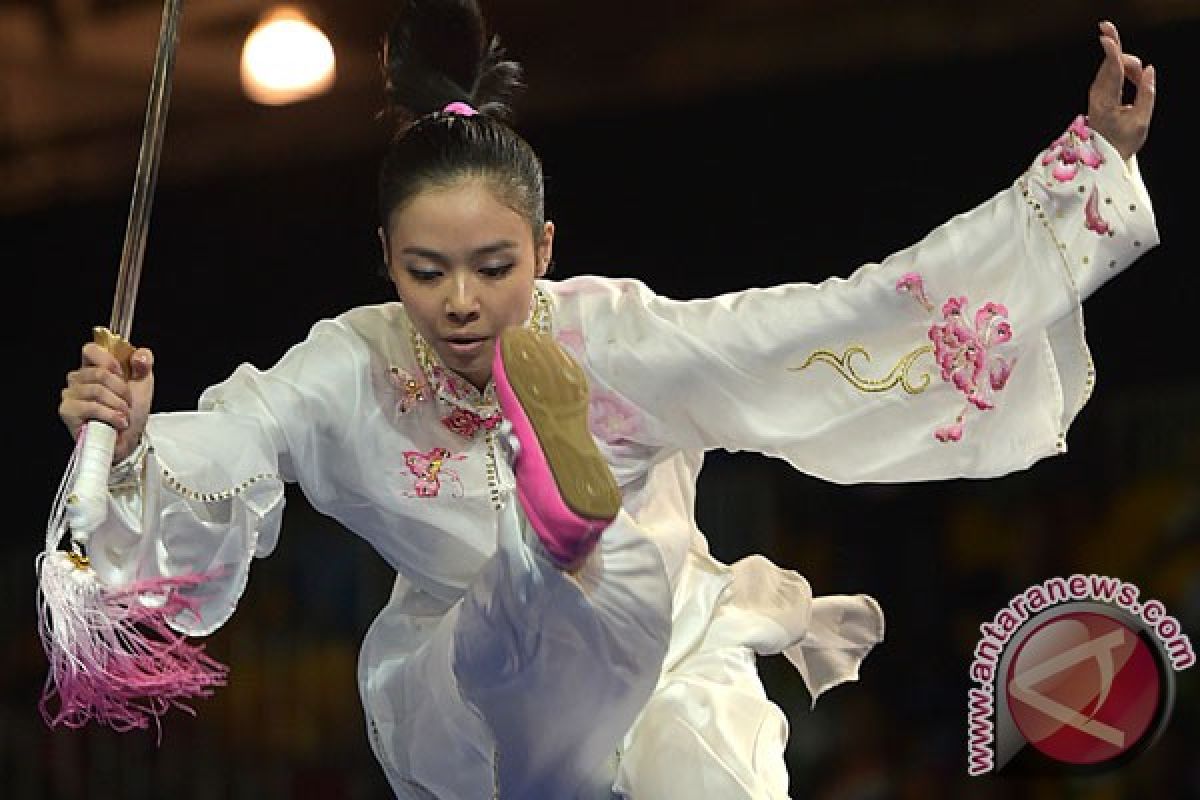 Wushu nyaris lampaui target empat emas