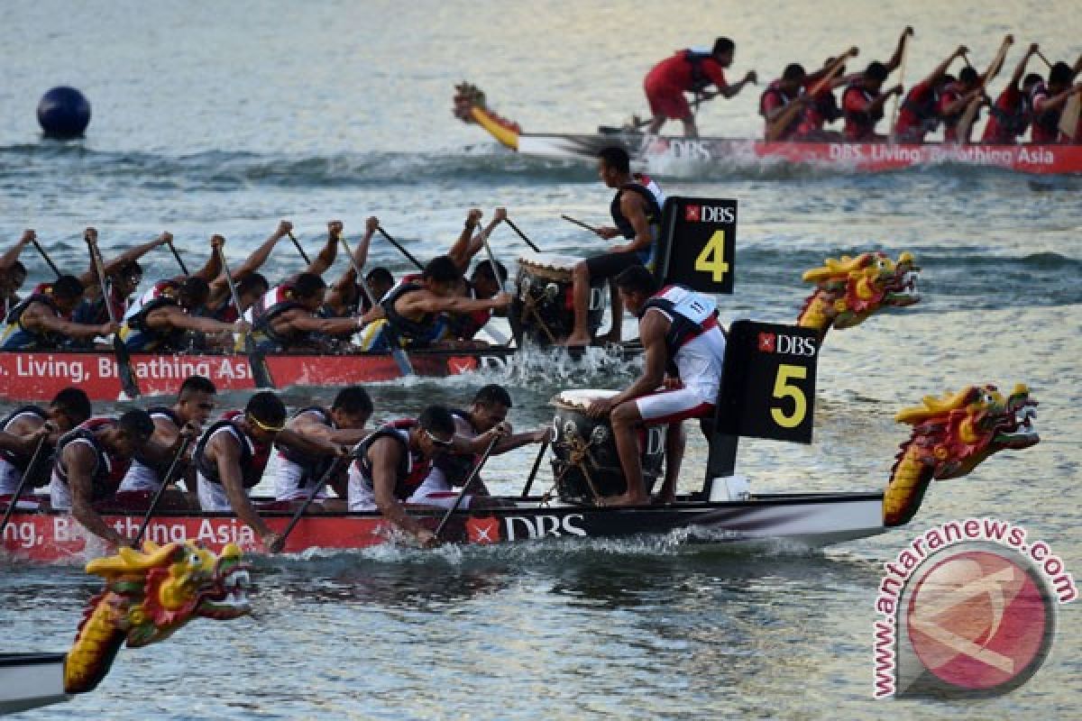 Tmnas Indonesia bawa 11 medali emas aKejuaraan Asia Perahu Naga 2022