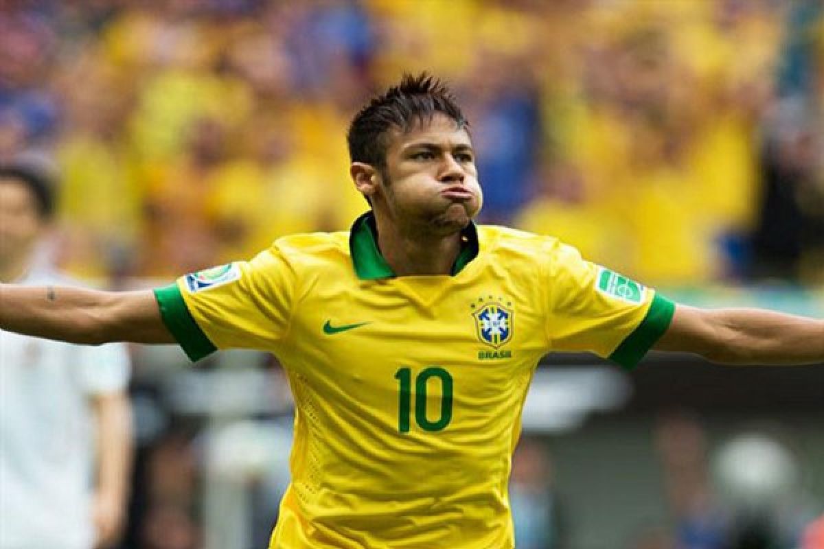 Tanpa Neymar, Brazil menang