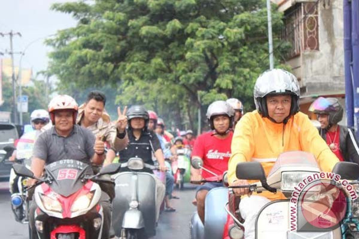Ribuan komunitas scooter berkunjung ke Bantaeng