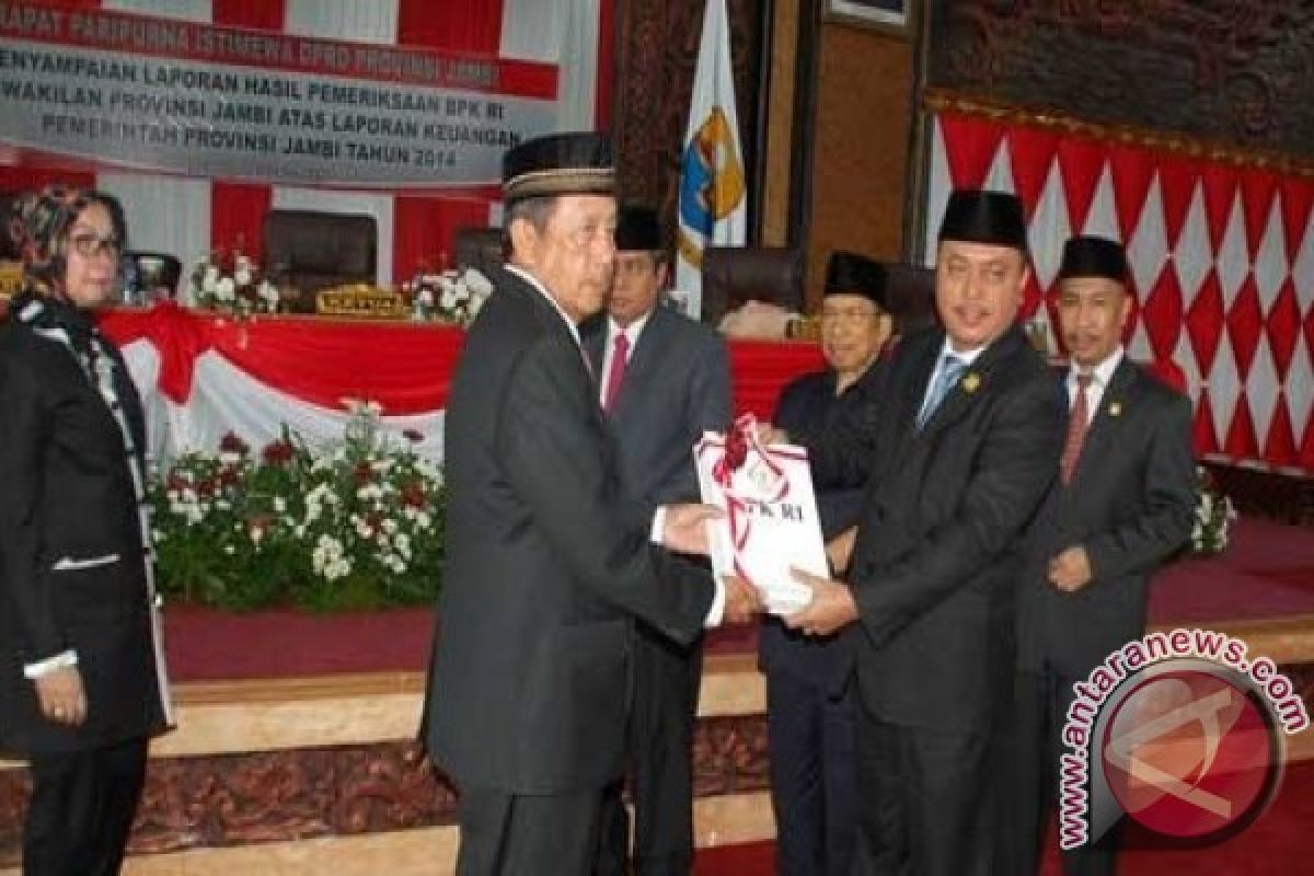 DPRD Provinsi Jambi apresiasi capaian Pemprov raih WTP