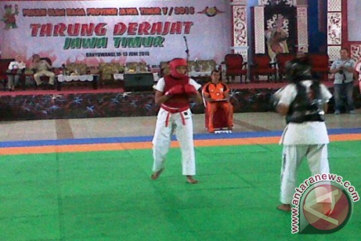 Banyuwangi Juara Umum Tarung Derajat Porprov 2015