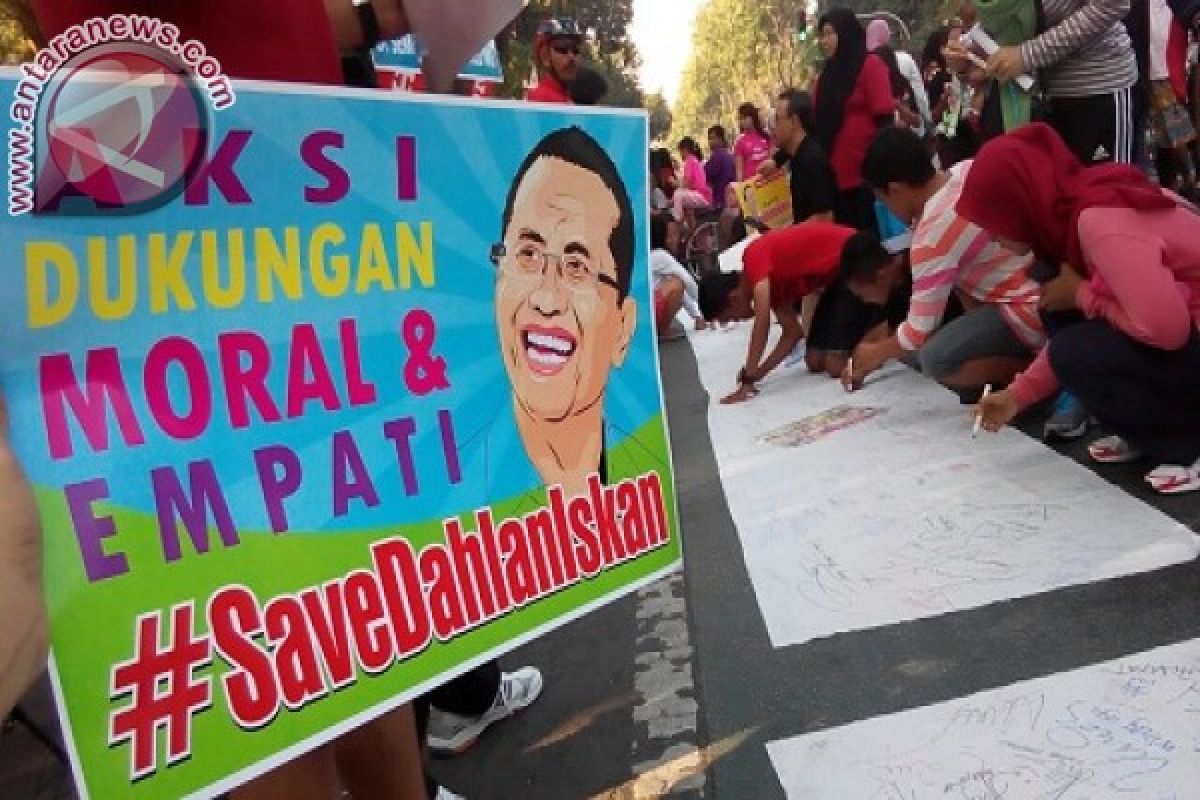 Aksi Moril Dahlan Iskan Berlanjut di Surabaya