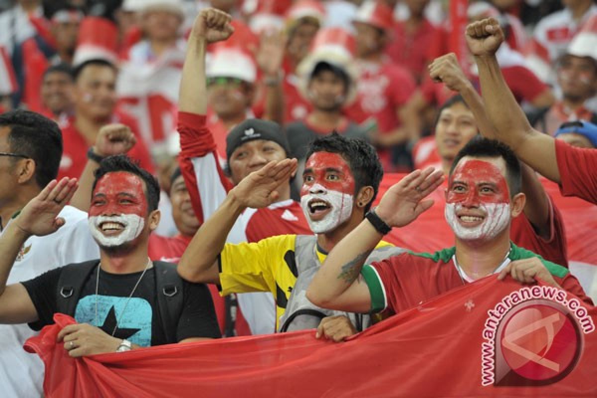 Goyang inul awali laga Indonesia vs Thailand