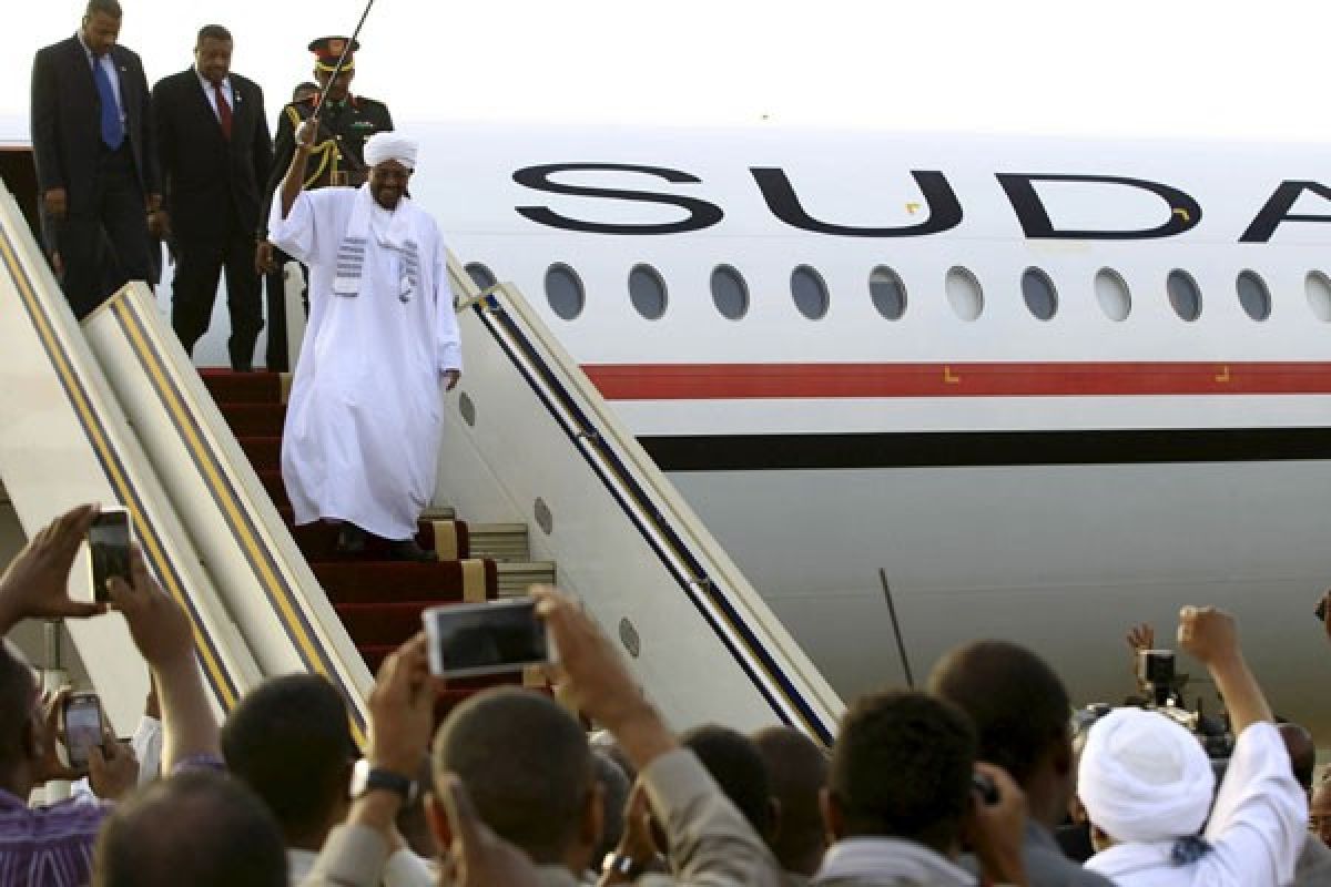 Presiden Sudan telah tinggalkan Afrika Selatan