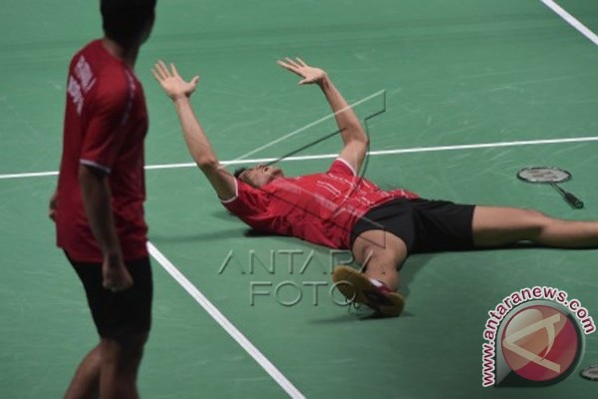 Angga/Ricky Tambah Koleksi Emas Kontingen Indonesia