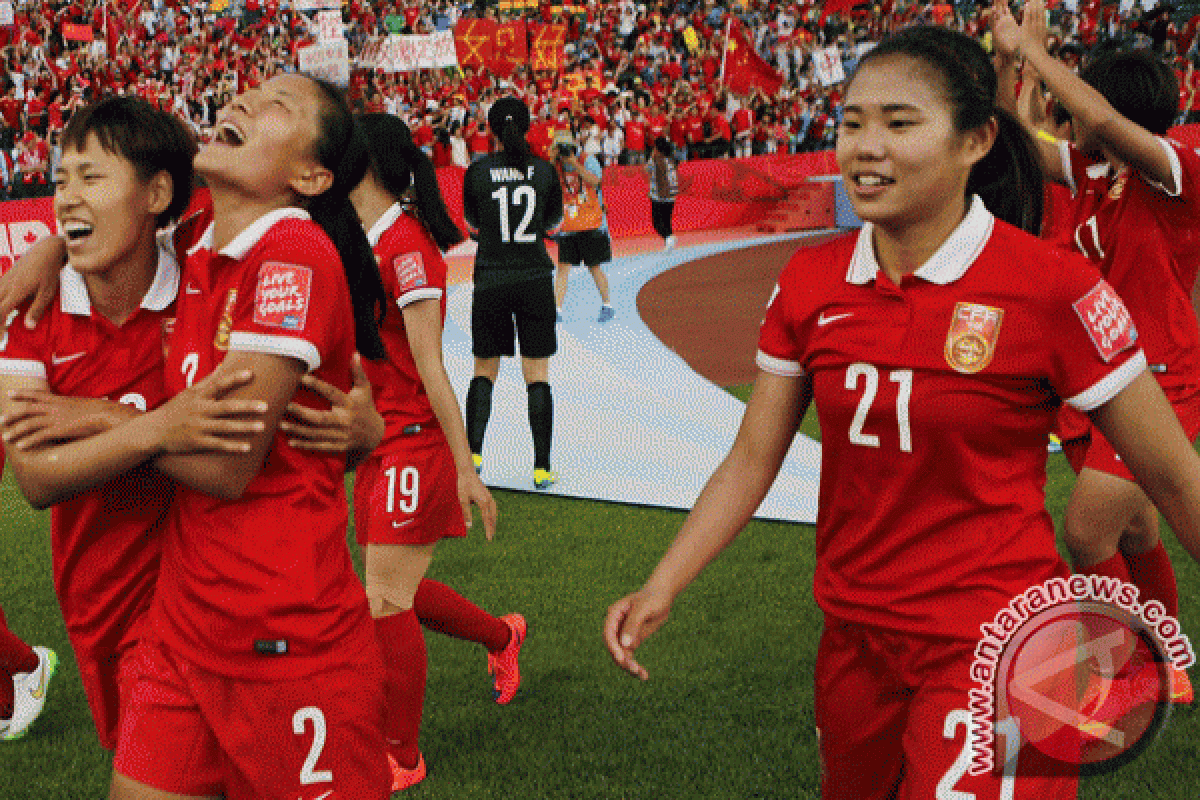 Kanada dan Tiongkok ke 16 Besar Piala Dunia Wanita