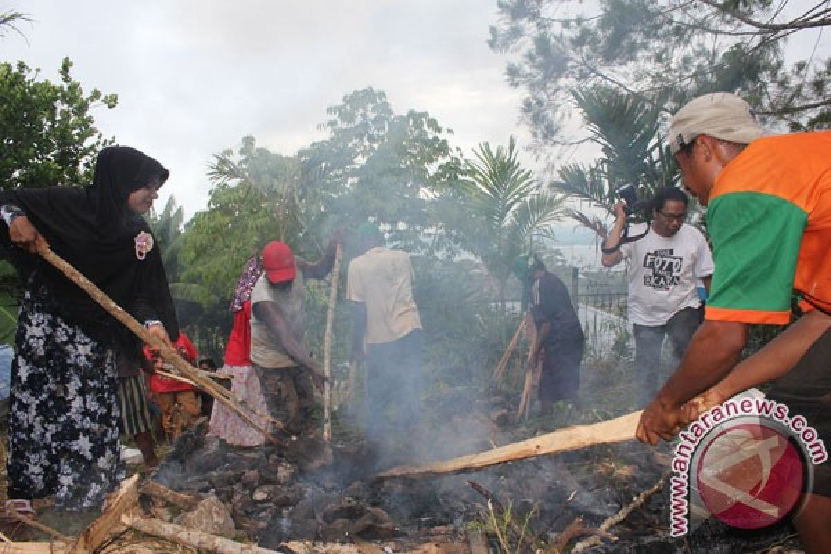 Muslim Wamena gelar bakar batu rayakan Idul Adha