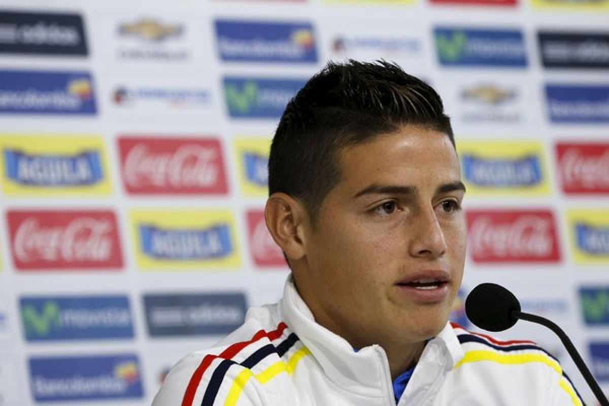 Copa America - James Rodriguez jadi cadangan saat Kolombia hadapi Kosta Rika