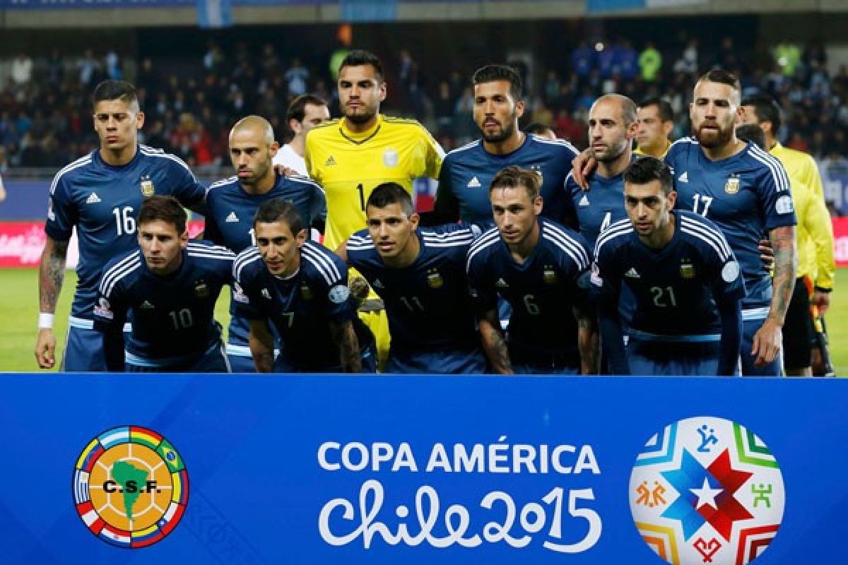 Susunan pemain Argentina vs Paraguay