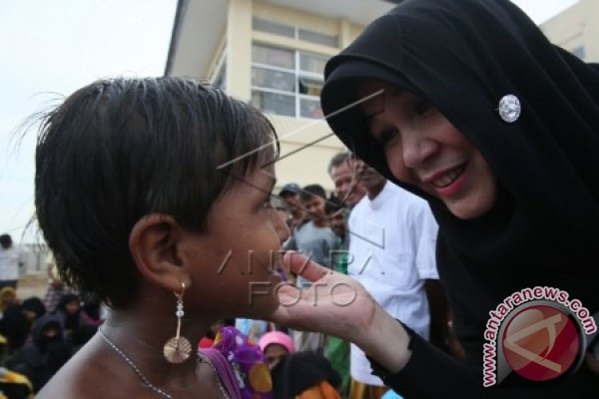 Bantu Imigran Rohingya Myanmar