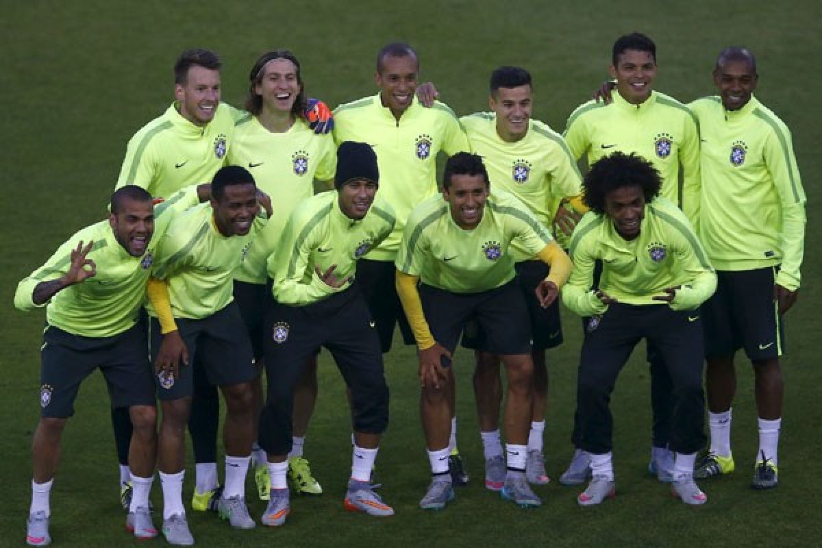 Susunan pemain dalam laga Brasil vs Haiti di Copa America