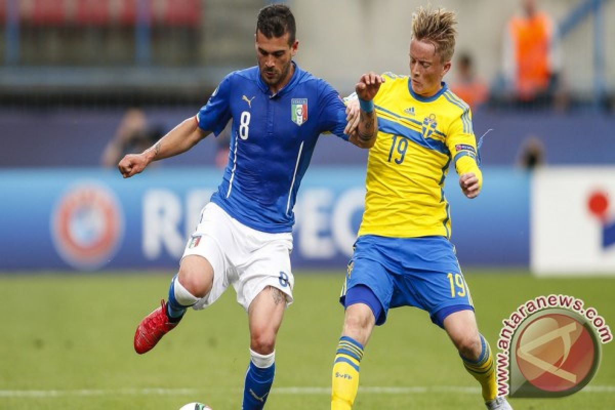 Penalti Kiese Thelin antarkan Swedia U-21 atasi Italia 2-1