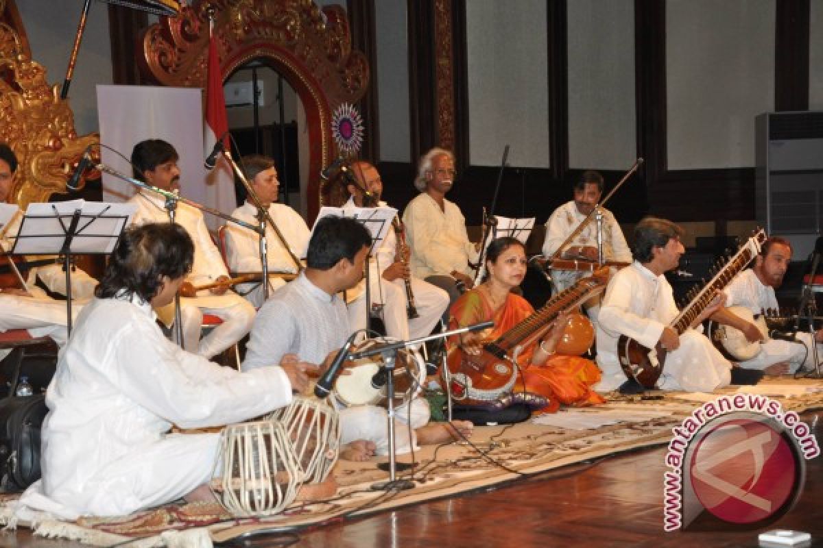 Mellifluous Indian Instrumental Music Reverberate Bali Art Festival