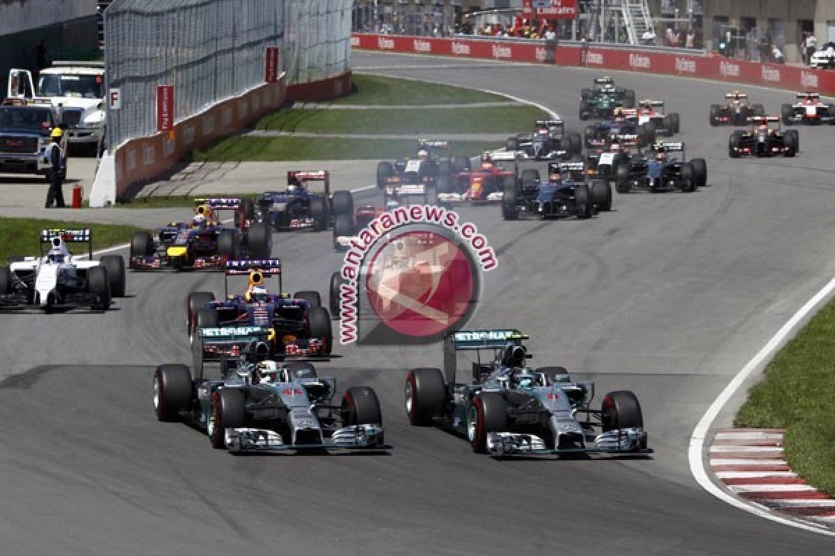 Susunan start formula 1 Gran Prix AS