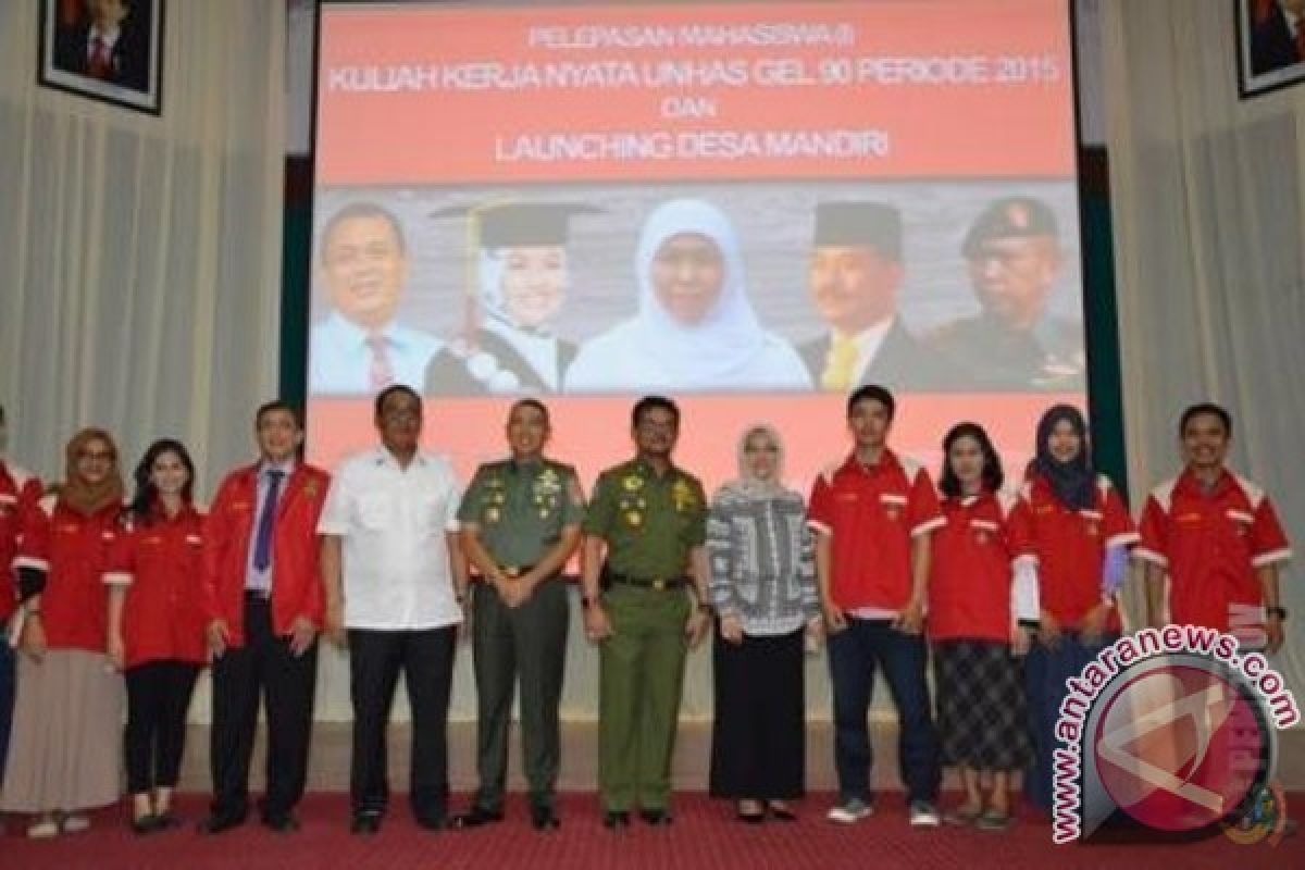 Gubernur Sulawesi Selatan lepas mahasiswa KKN Unhas 