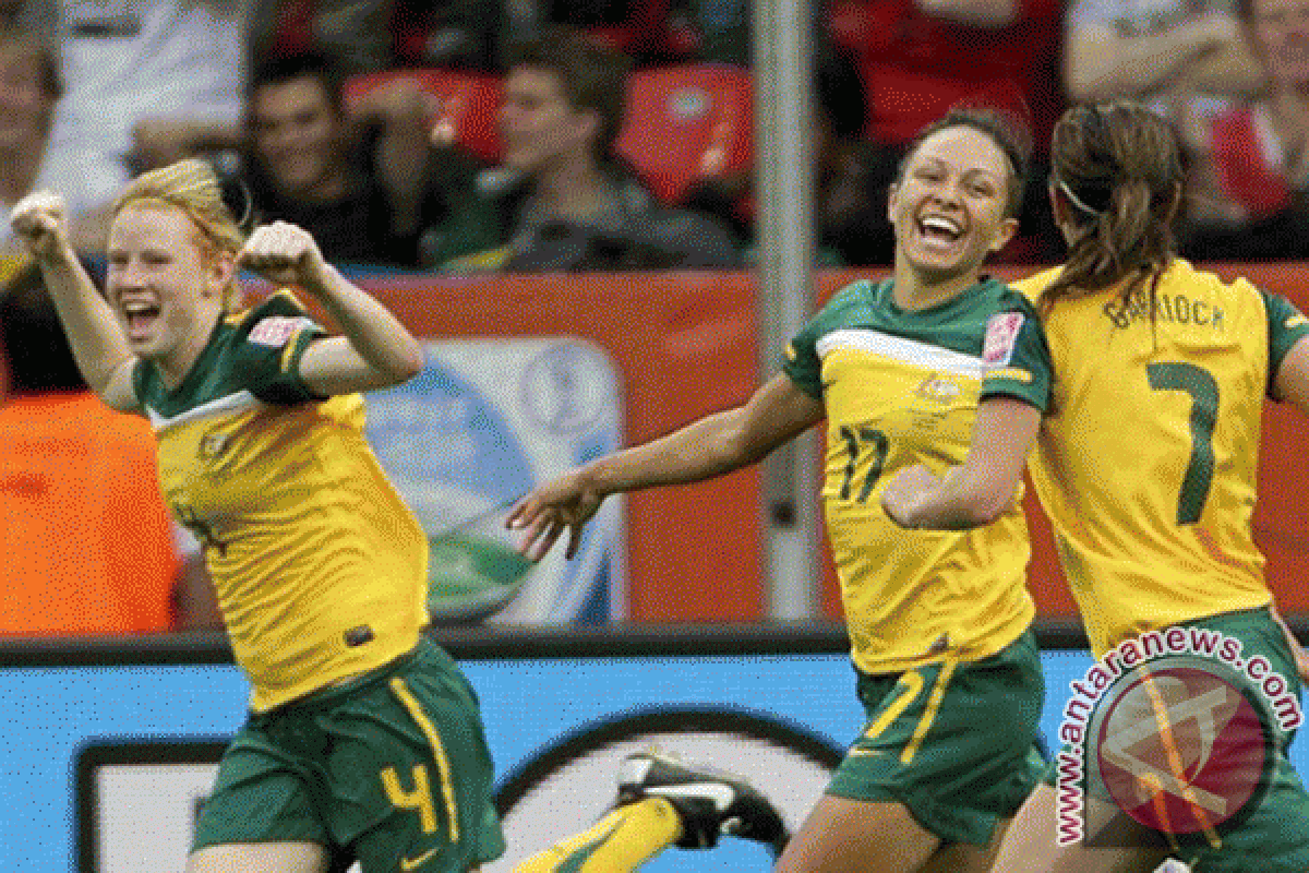 Tumbangkan Brasil, Australia ke perempatfinal Piala Dunia Wanita