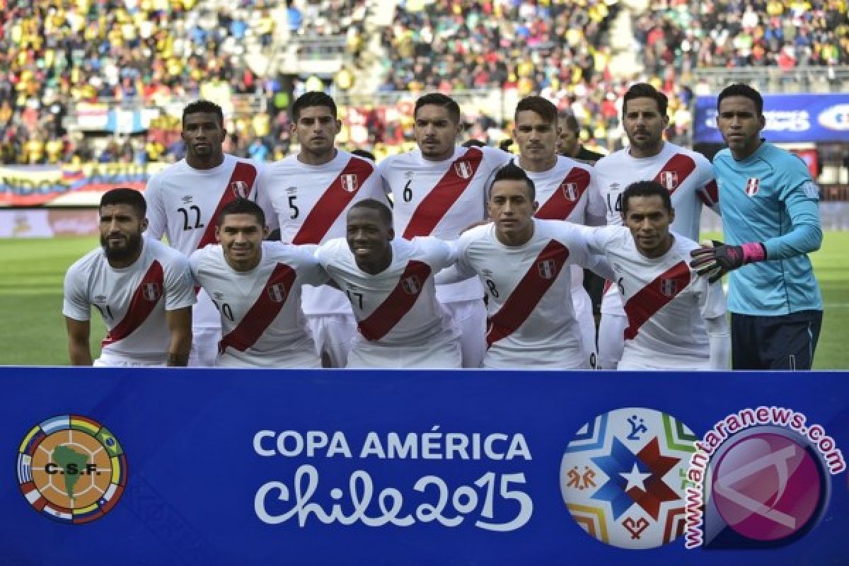 Peru sementara unggul 2-0 dari Bolivia