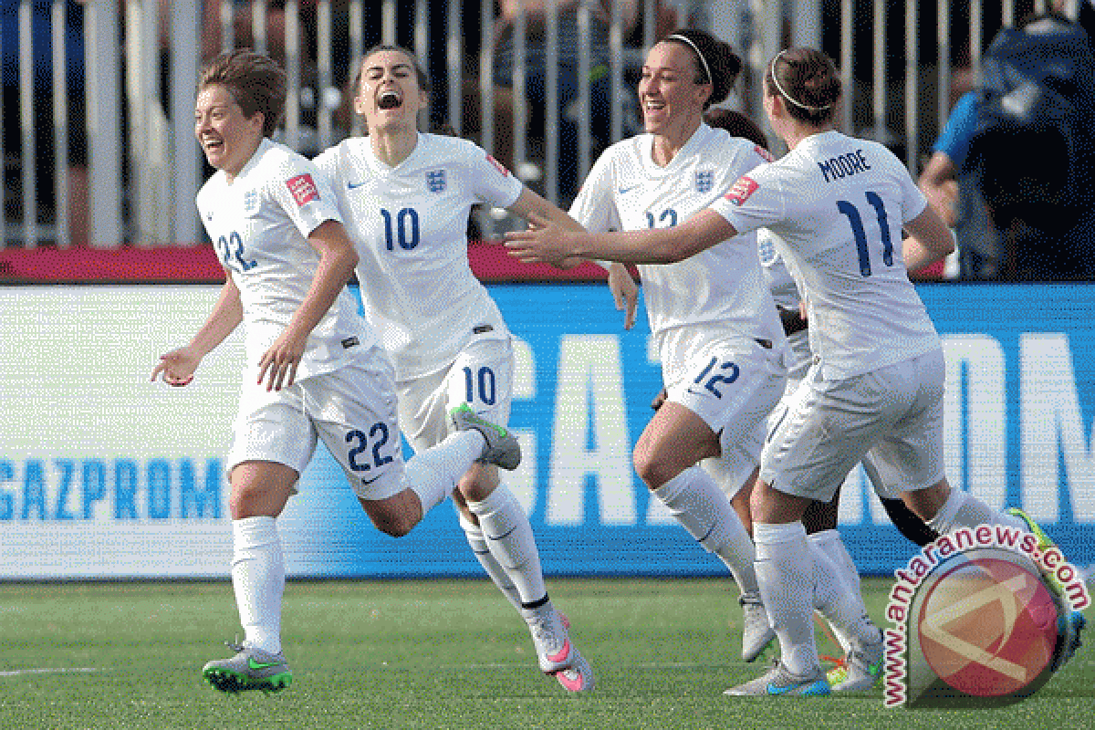 Tekuk Norwegia, Inggris ke perempat final Piala Dunia Wanita