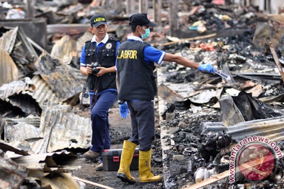 Pasar Cik Puan Pekanbaru kembali terbakar