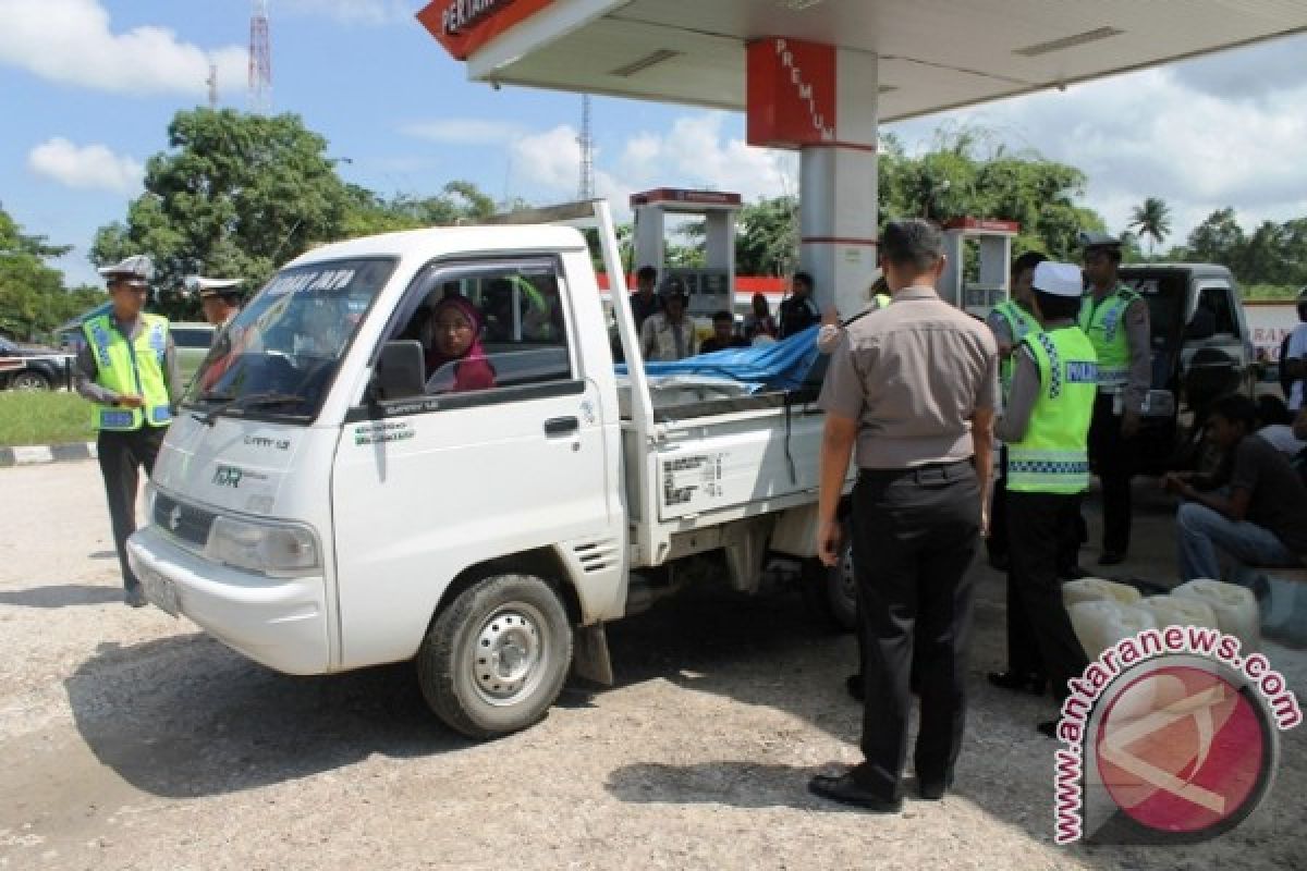 Polres Penajam Amankan Kendaraan Gunakan Tangki Modifikasi  