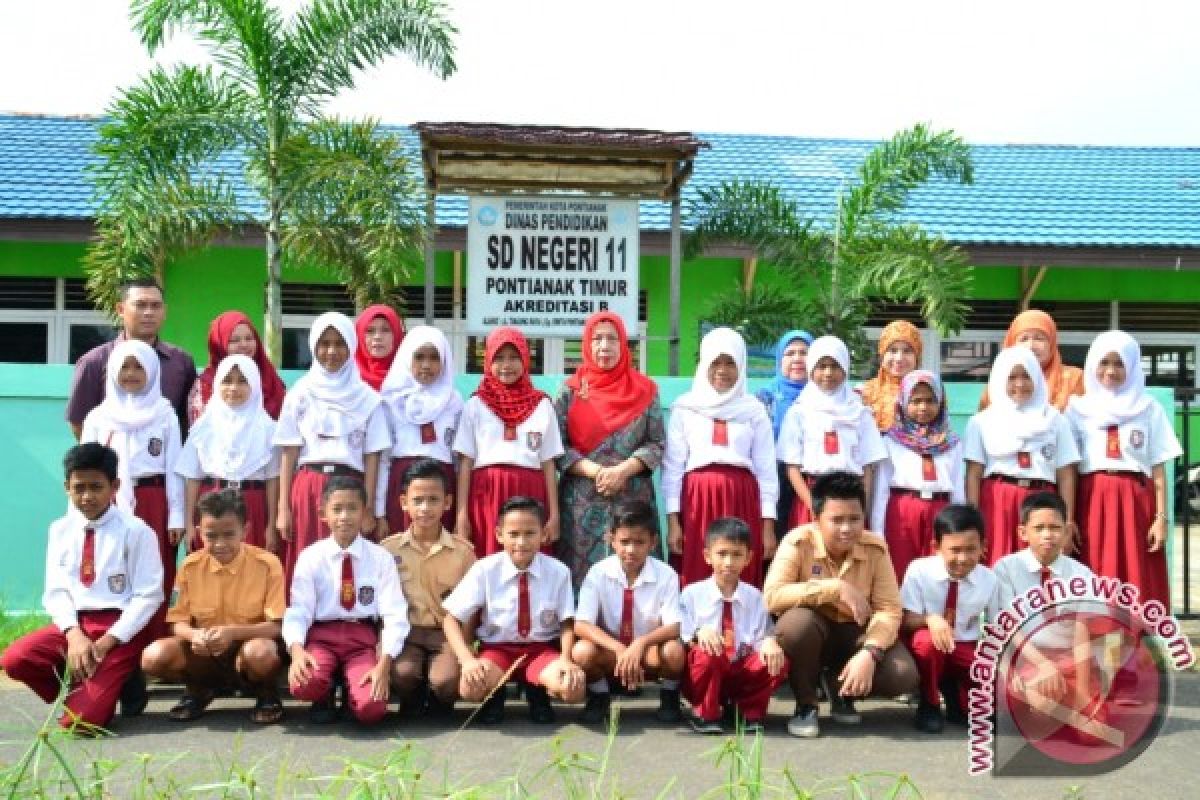 SDN 11 Pontianak Timur Tertinggi Nilai UN