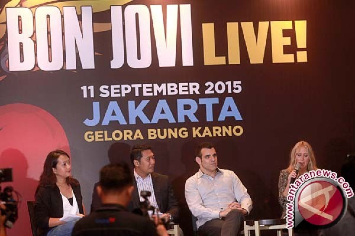 Tiket konser Bon Jovi Rp500.000 - Rp3.500.000